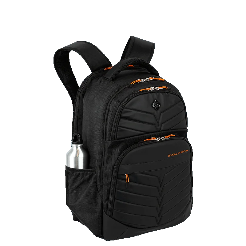 Mochila Grande 2 Compartimentos Notebook Sestini Evolution - Black Fire