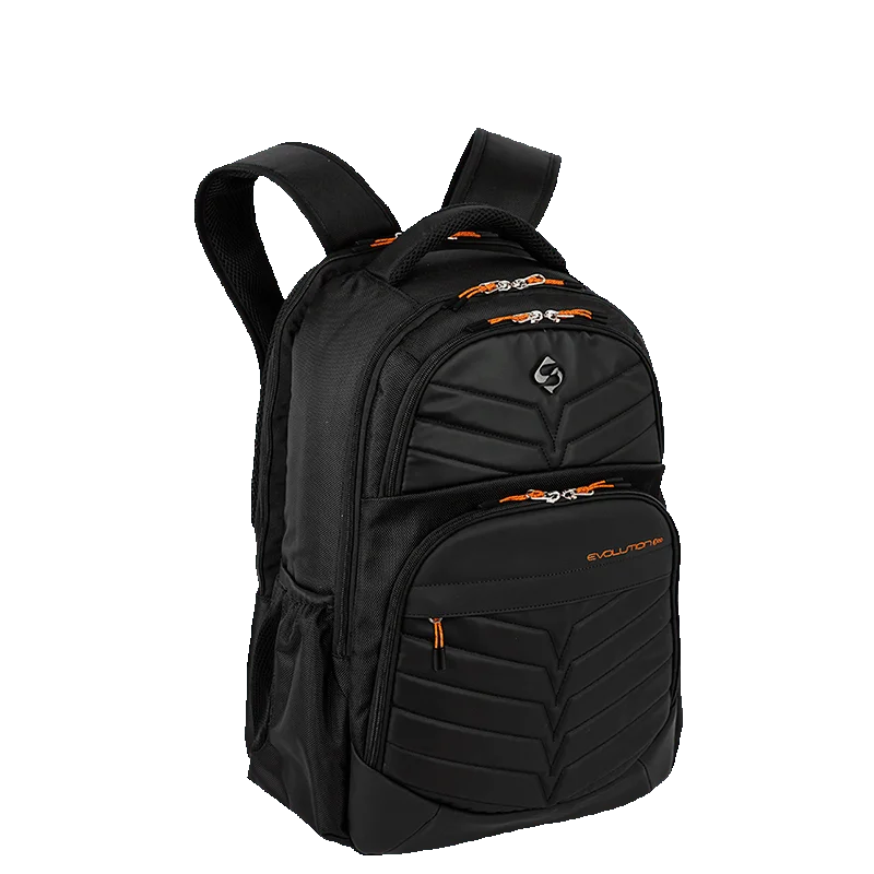 Mochila Grande 2 Compartimentos Notebook Sestini Evolution - Black Fire