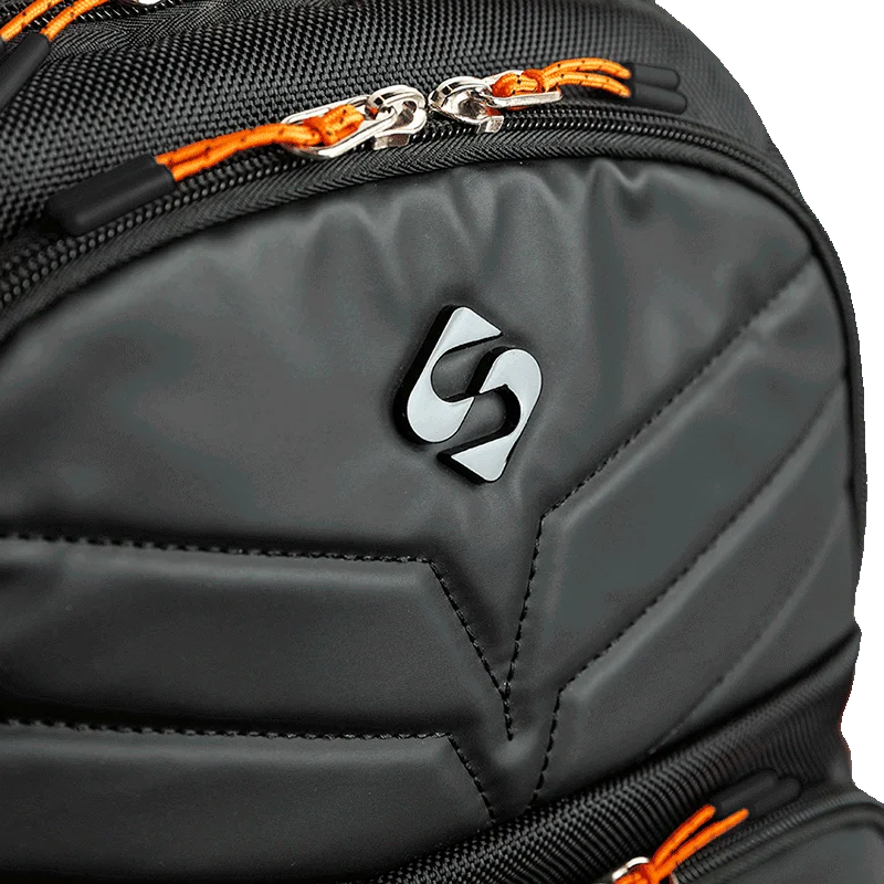 Mochila Grande 2 Compartimentos Notebook Sestini Evolution - Black Fire