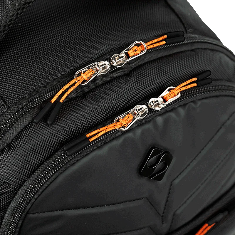 Mochila Grande 2 Compartimentos Notebook Sestini Evolution - Black Fire