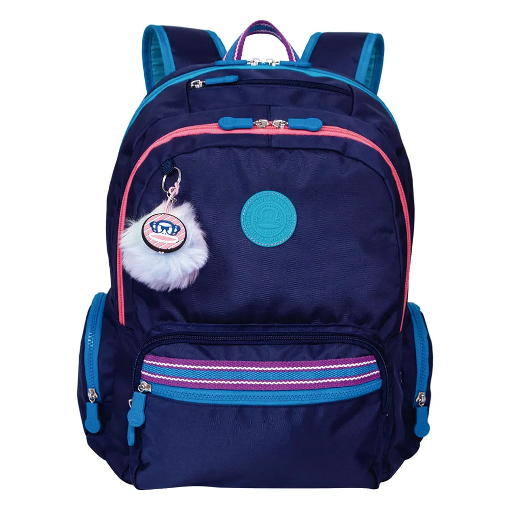 Mochila Grande 2 Compartimentos Paul Frank 21T04 Azul