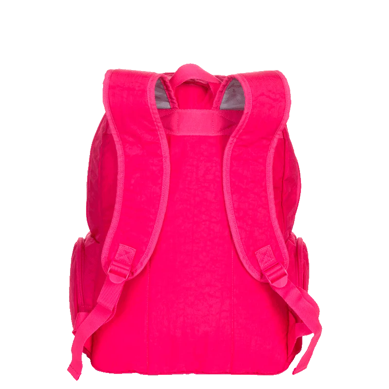 Mochila Grande 2 Compartimentos Paul Frank Classics - Dark Rosa - Pink