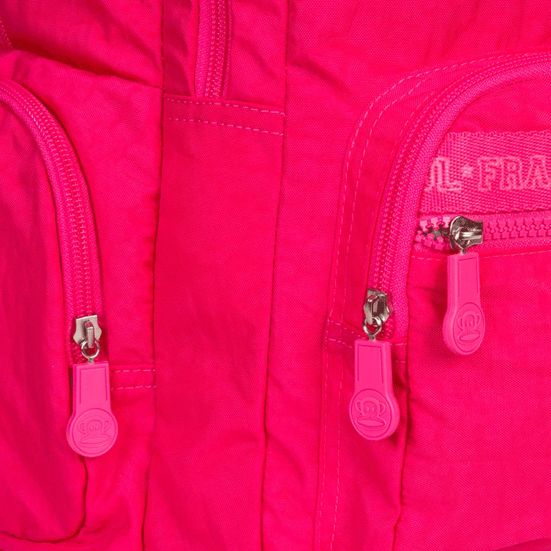 Mochila Grande 2 Compartimentos Paul Frank Classics - Dark Rosa - Pink