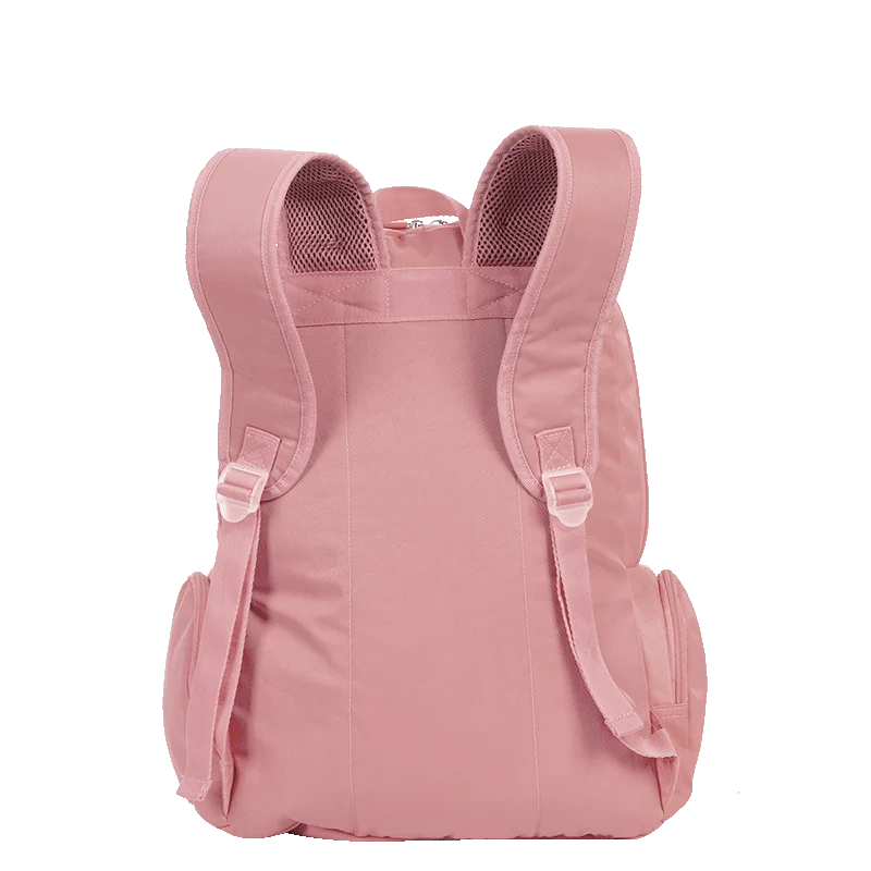 Mochila Grande 2 Compartimentos Paul Frank Classics - Rosa