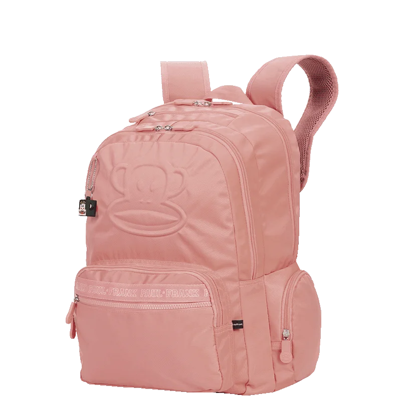 Mochila Grande 2 Compartimentos Paul Frank Classics - Rosa