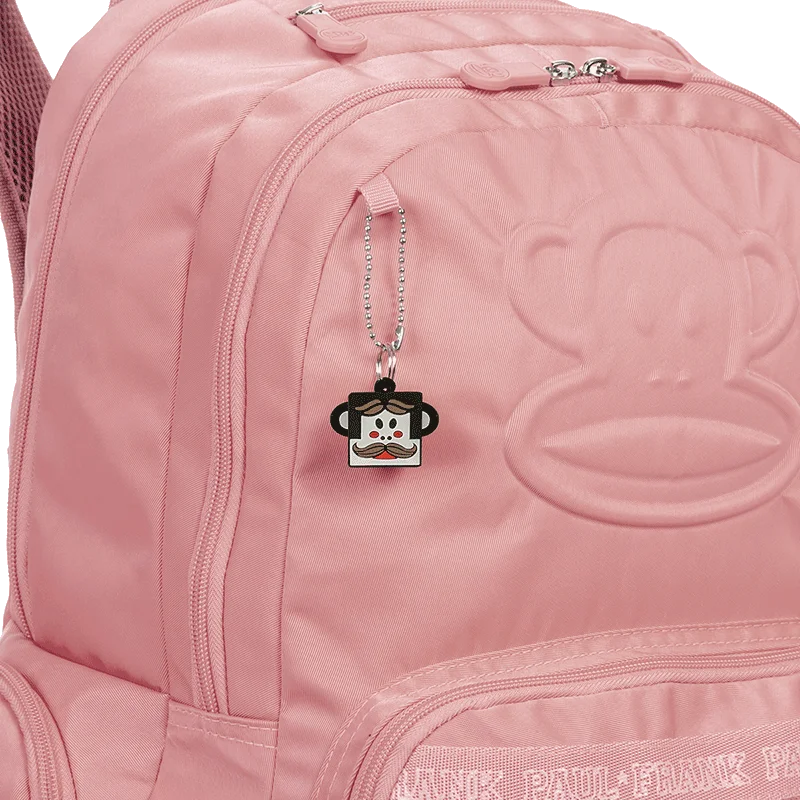Mochila Grande 2 Compartimentos Paul Frank Classics - Rosa