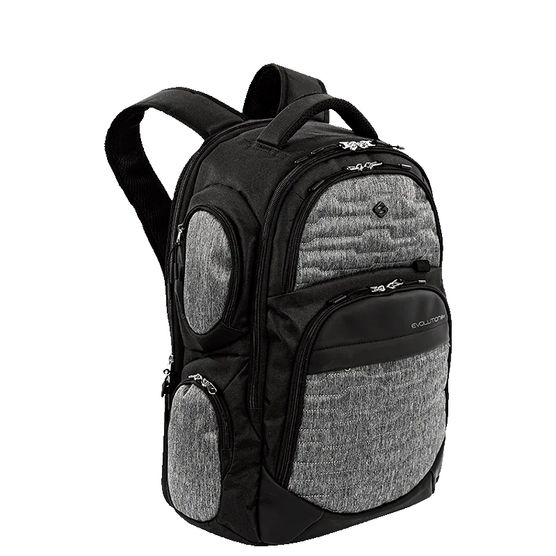 Mochila Grande 2 Compartimentos Sestini Evolution Ultra - Cinza Carbon