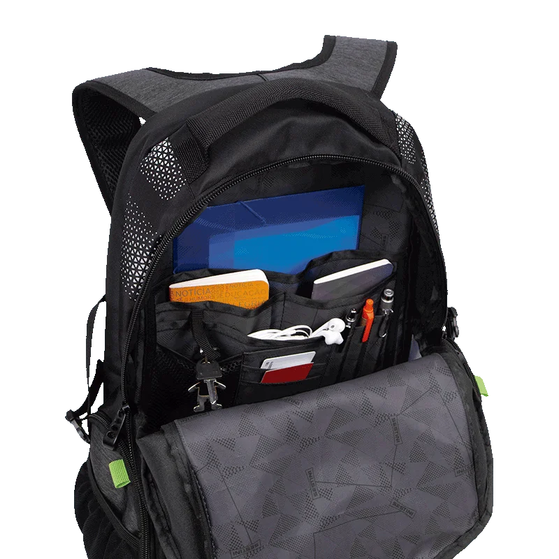 Mochila Grande 2 Compartimentos Sestini Focuz Preto