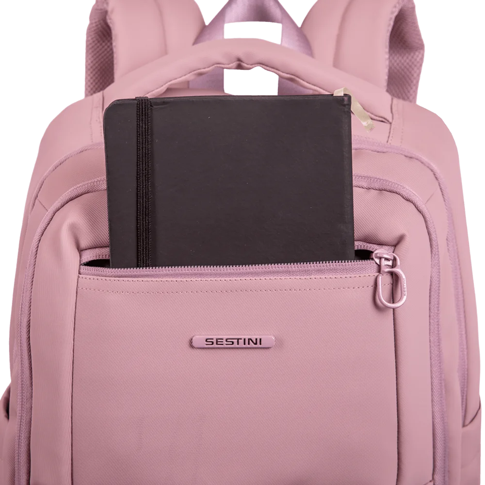 Mochila Grande 2 compartimentos Notebook 15,6 Sestini Hydroblock F - Rosa