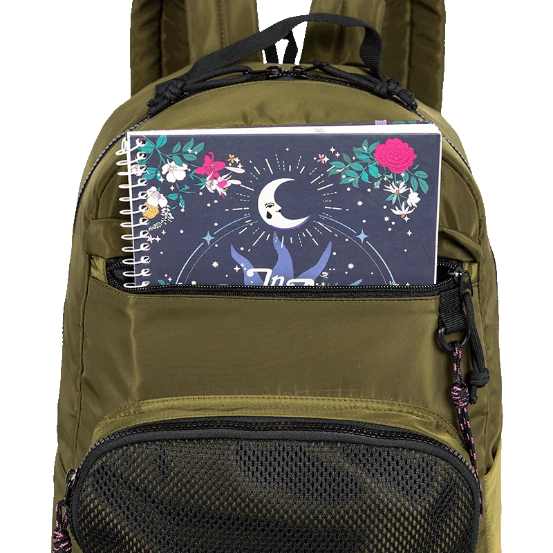 Mochila Grande Capricho Academy Verde - Militar