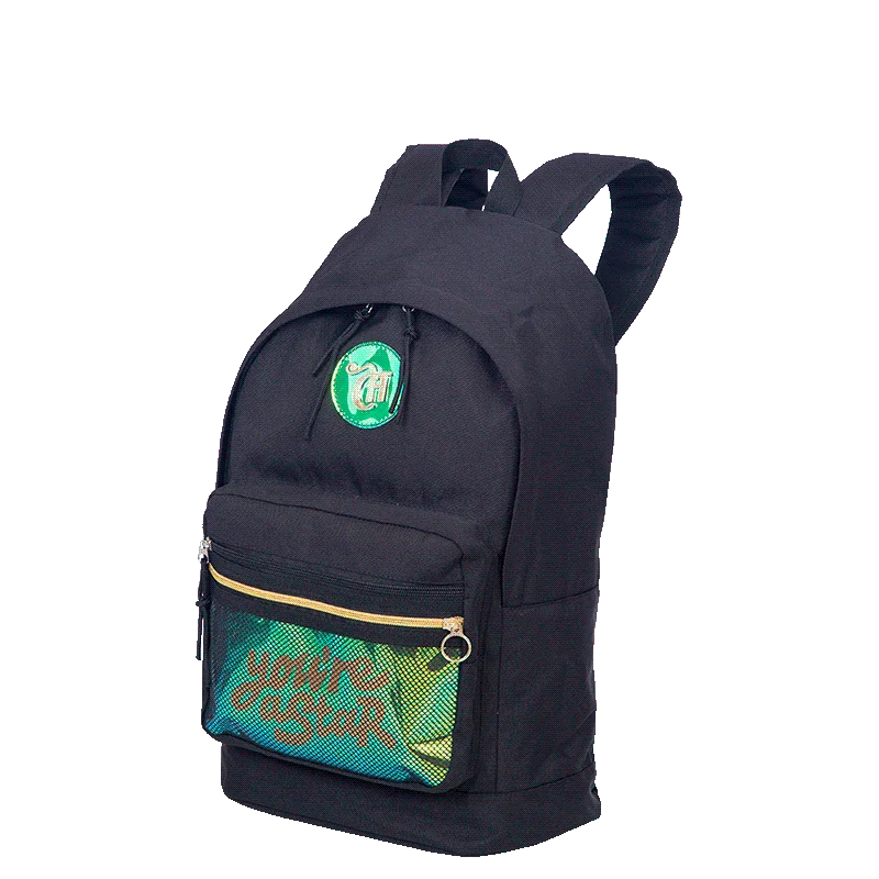 Mochila Grande Capricho Candy - Preto
