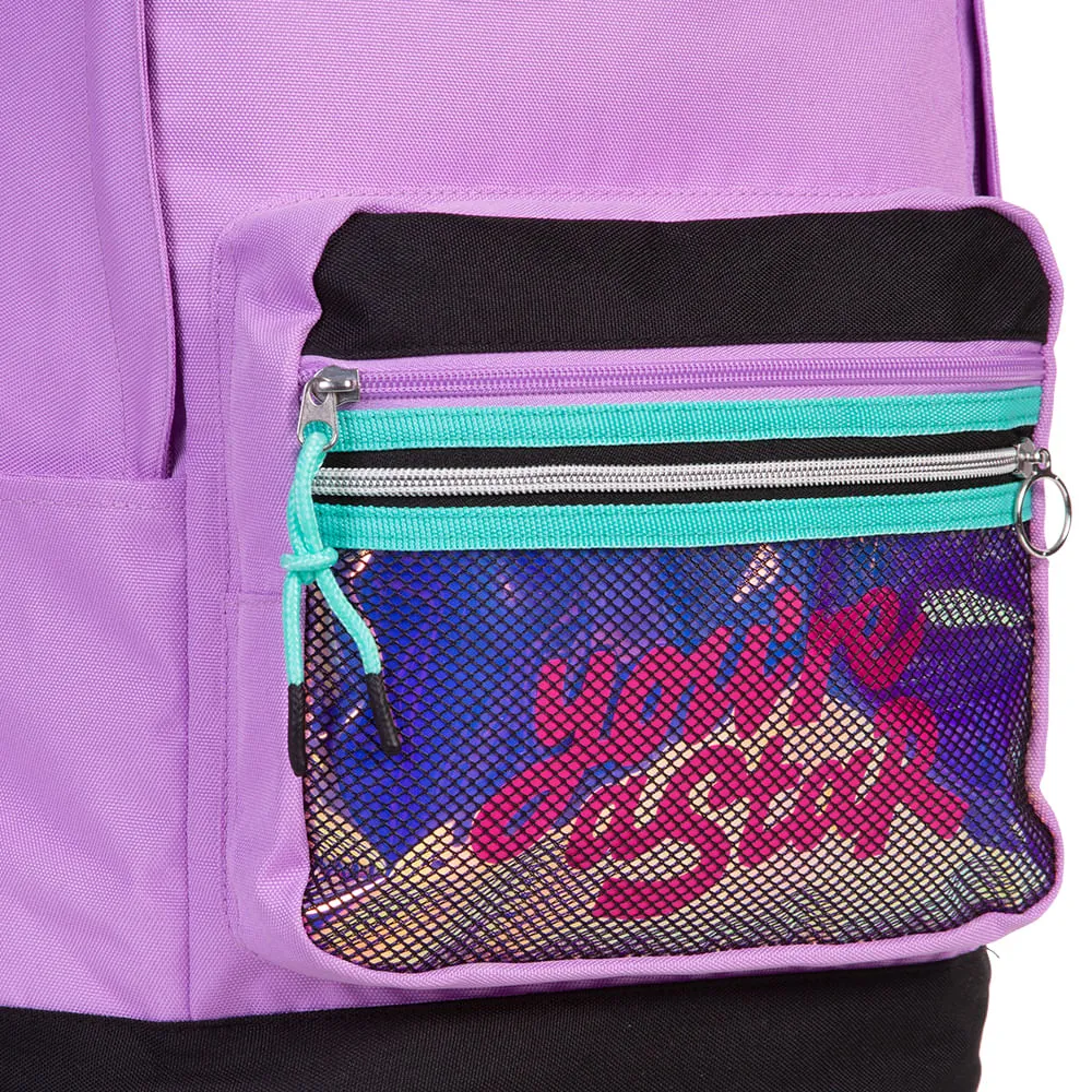 Mochila Grande Capricho Candy Tutti Frutti Roxo - Lilás