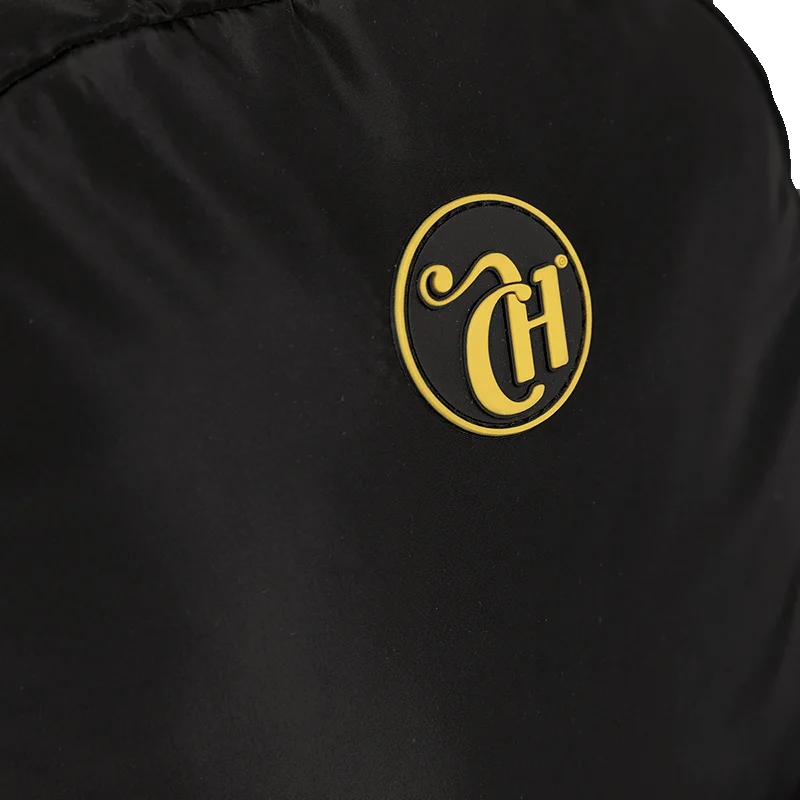 Mochila Grande Capricho Contrast - Preto e Rosa