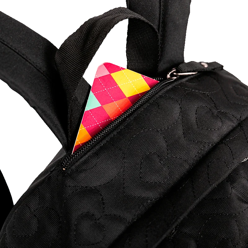 Mochila Grande Capricho Crush - Preto