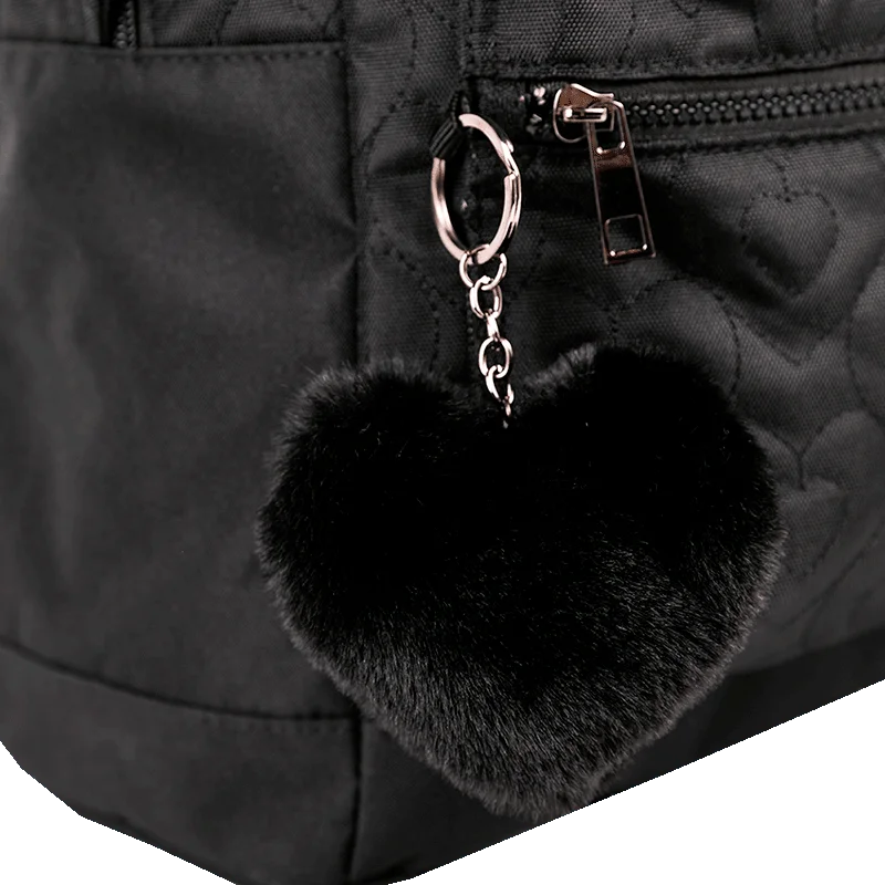 Mochila Grande Capricho Crush - Preto