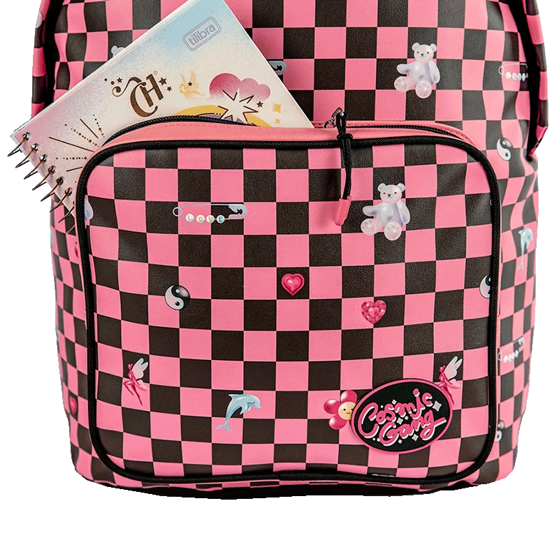 Mochila Grande Capricho Pop Cosmic Gang Rosa - Pink