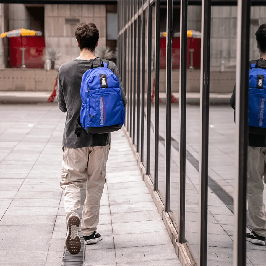 Mochila Grande NBA Performa - Azul