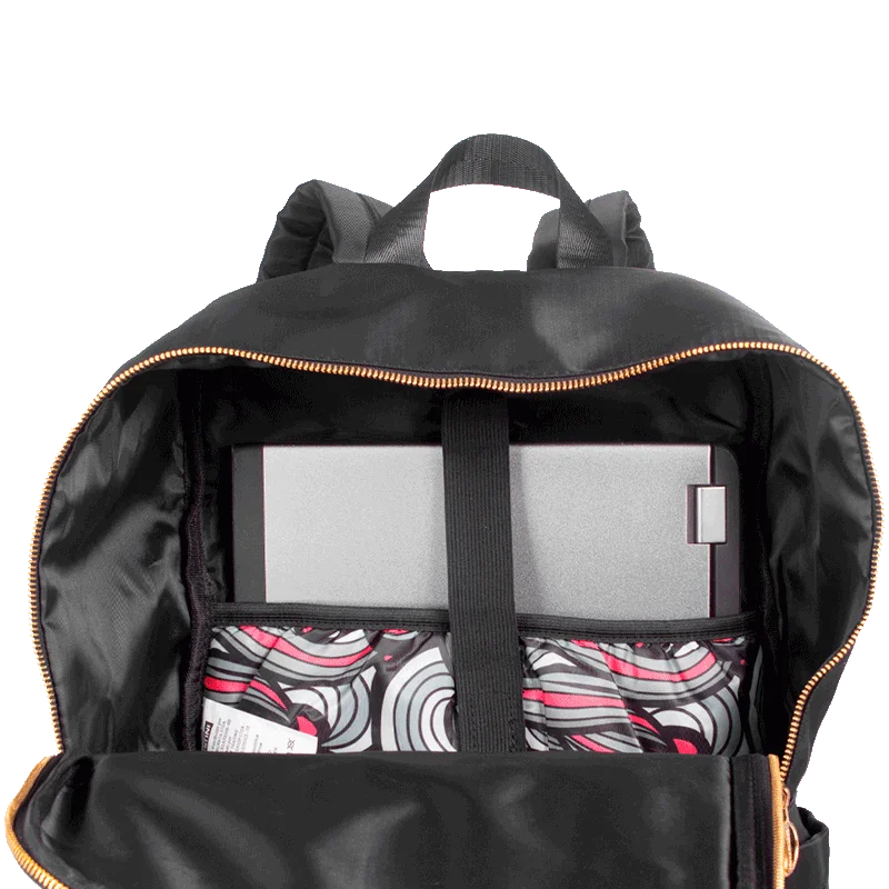 Mochila Grande Notebook Executiva Scarf II - Preto