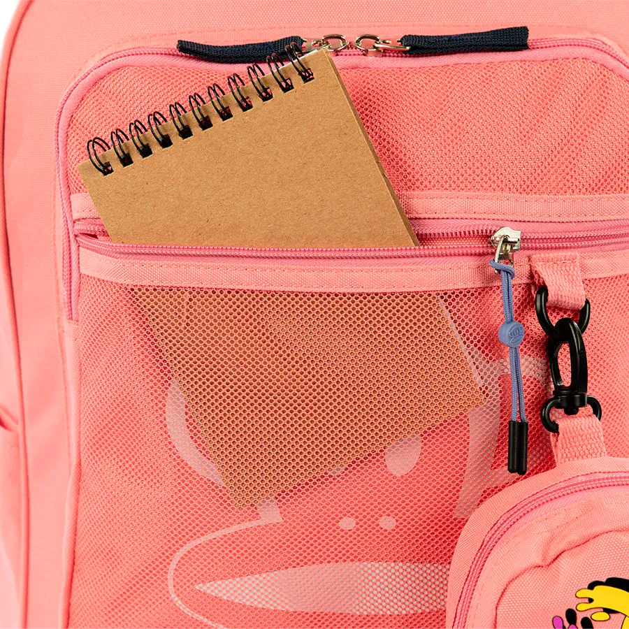 Mochila Grande Paul Frank Casual Laranja - Coral