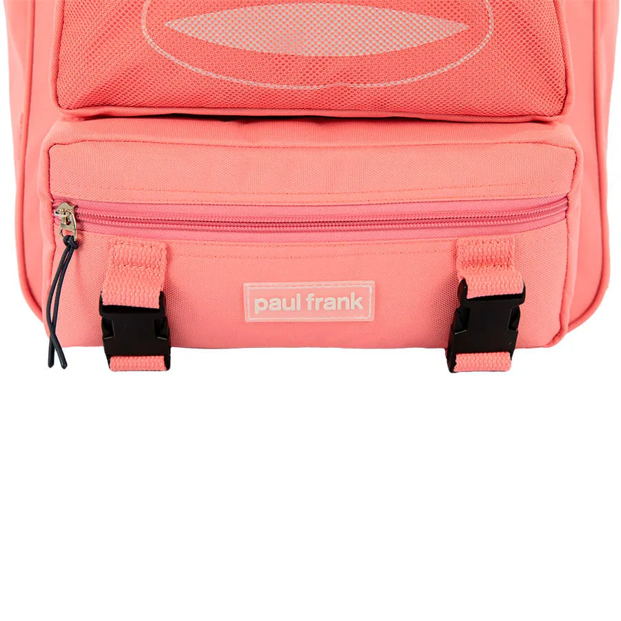 Mochila Grande Paul Frank Casual Laranja - Coral