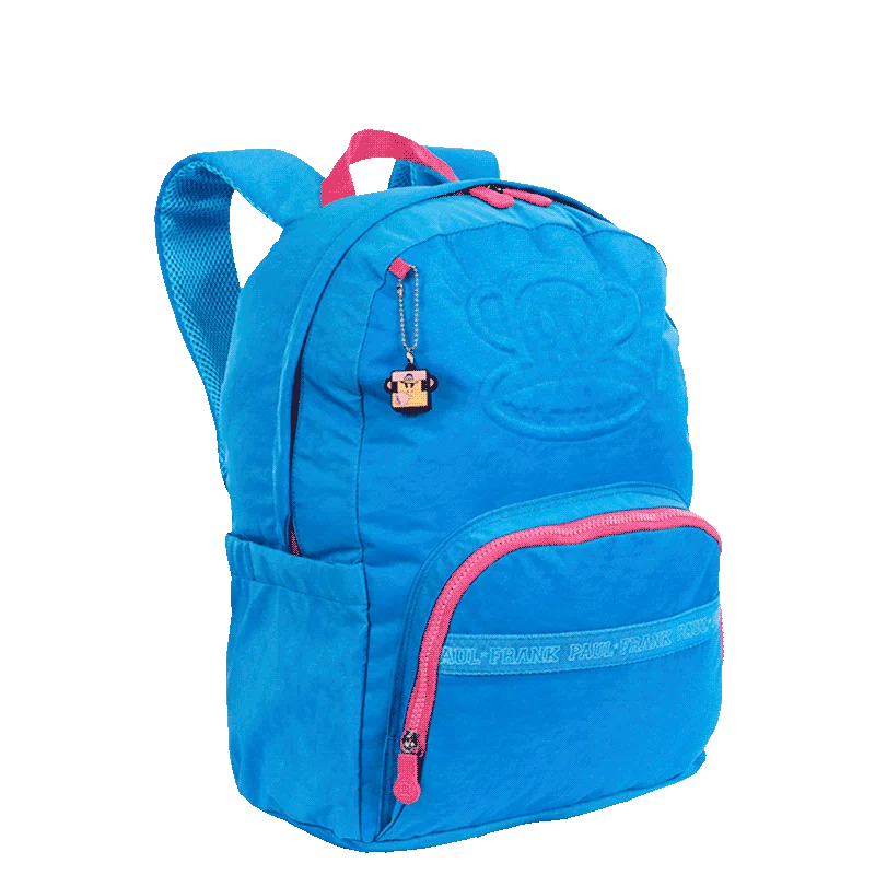 Mochila Grande Paul Frank Classics Azul - Aquamarine