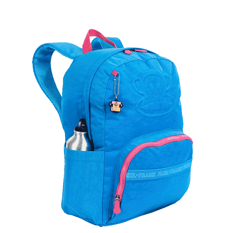 Mochila Grande Paul Frank Classics Azul - Aquamarine