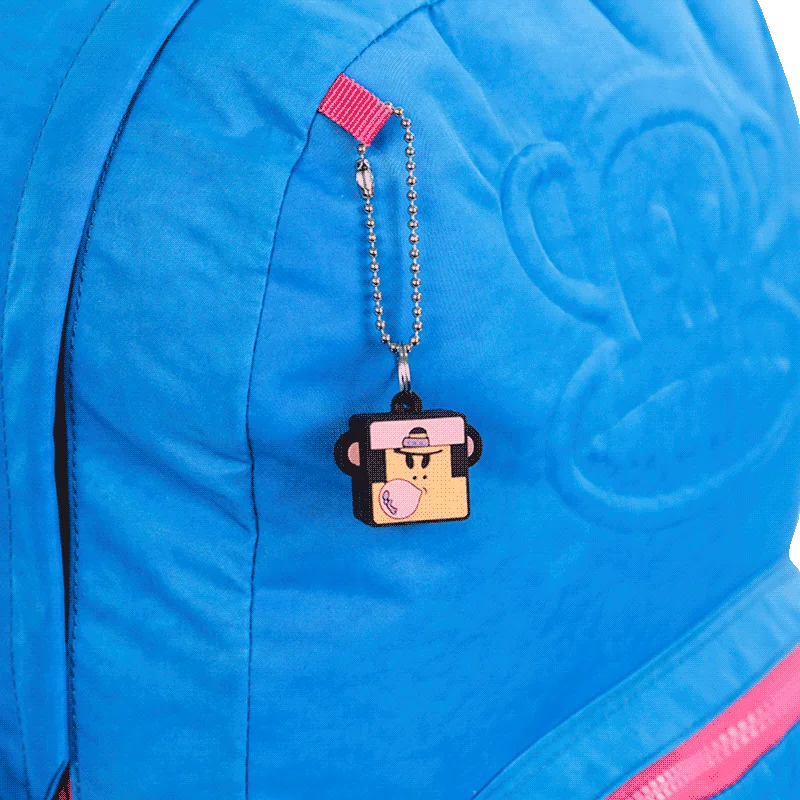 Mochila Grande Paul Frank Classics Azul - Aquamarine