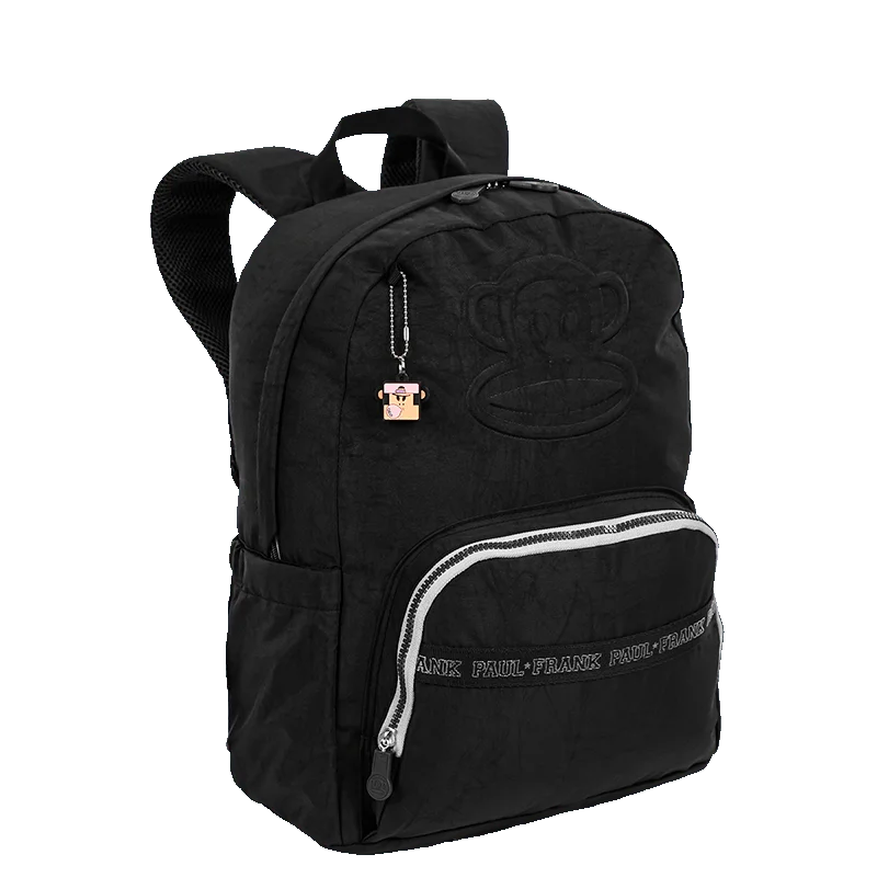 Mochila Grande Paul Frank Classics - Cinza Chumbo