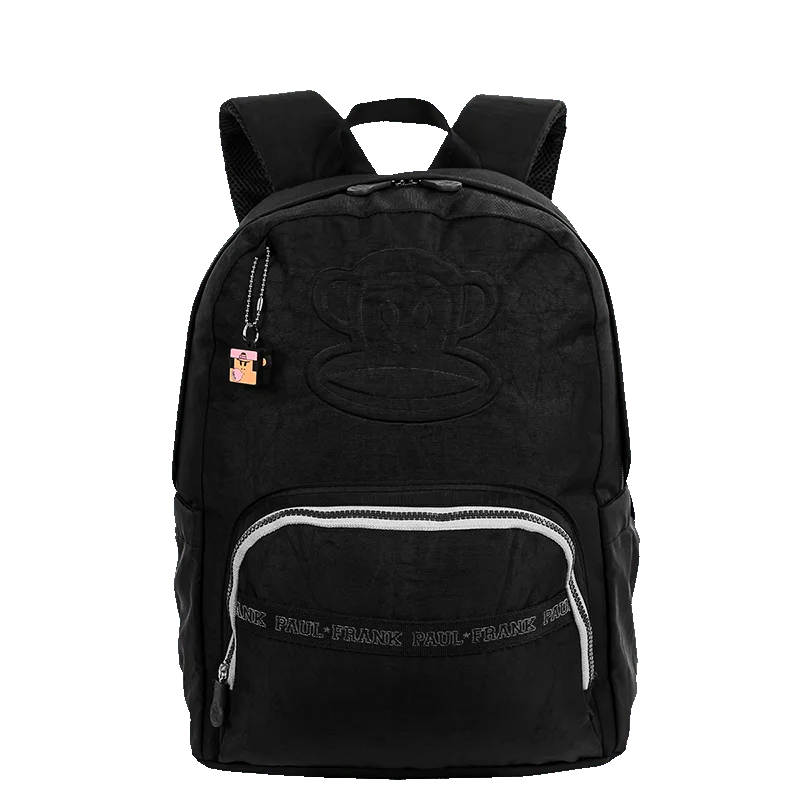 Mochila Grande Paul Frank Classics - Cinza Chumbo