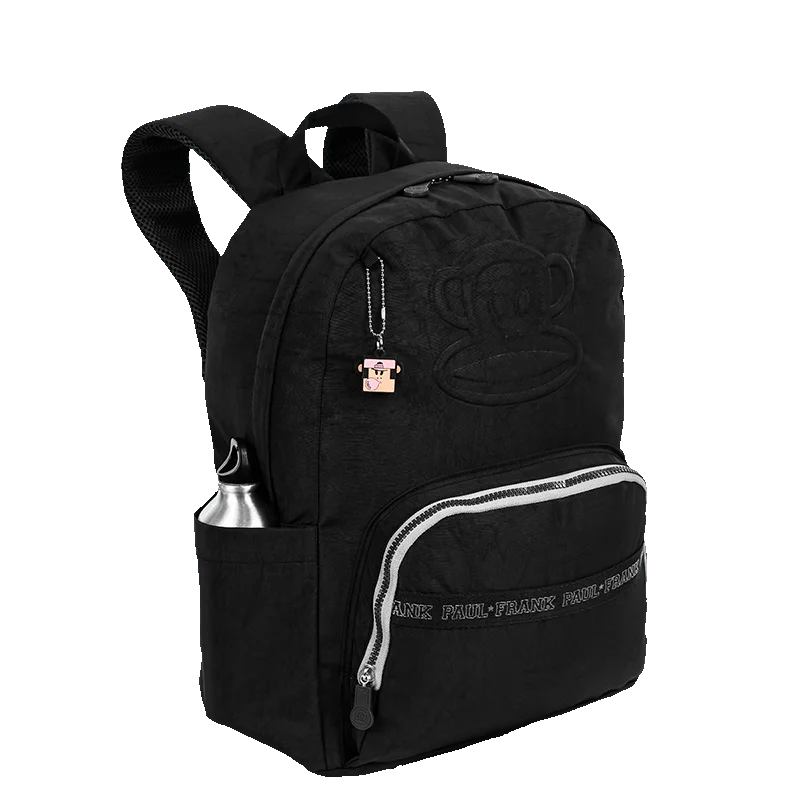 Mochila Grande Paul Frank Classics - Cinza Chumbo