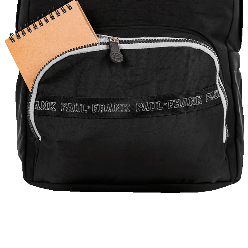 Mochila Grande Paul Frank Classics - Cinza Chumbo