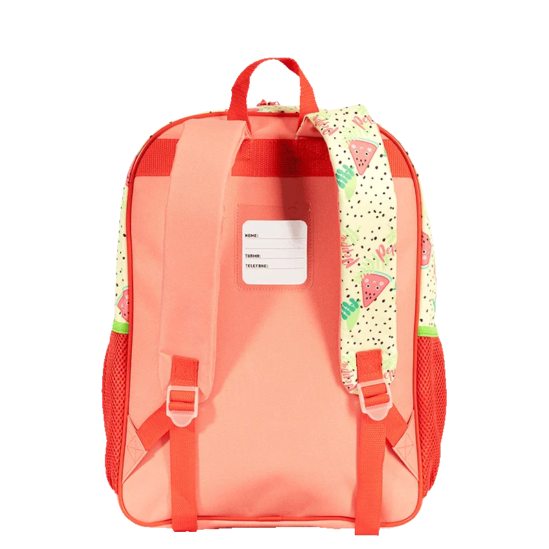 Mochila Grande Peppa Fruits - Colorido