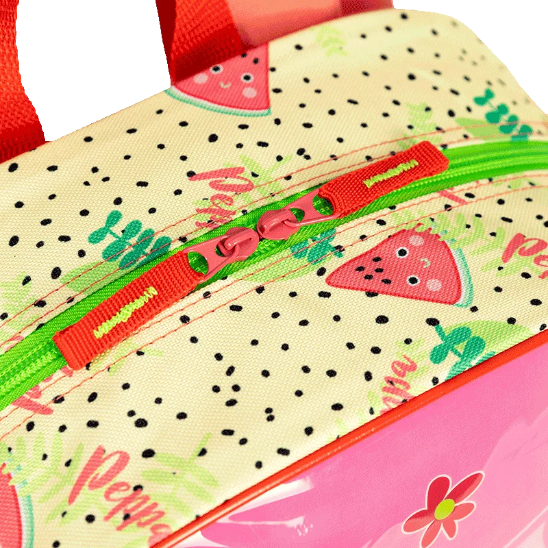 Mochila Grande Peppa Fruits - Colorido