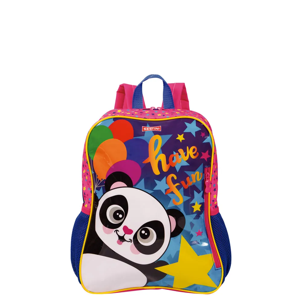 Mochila Grande Sestini 21M Colorido - Panda