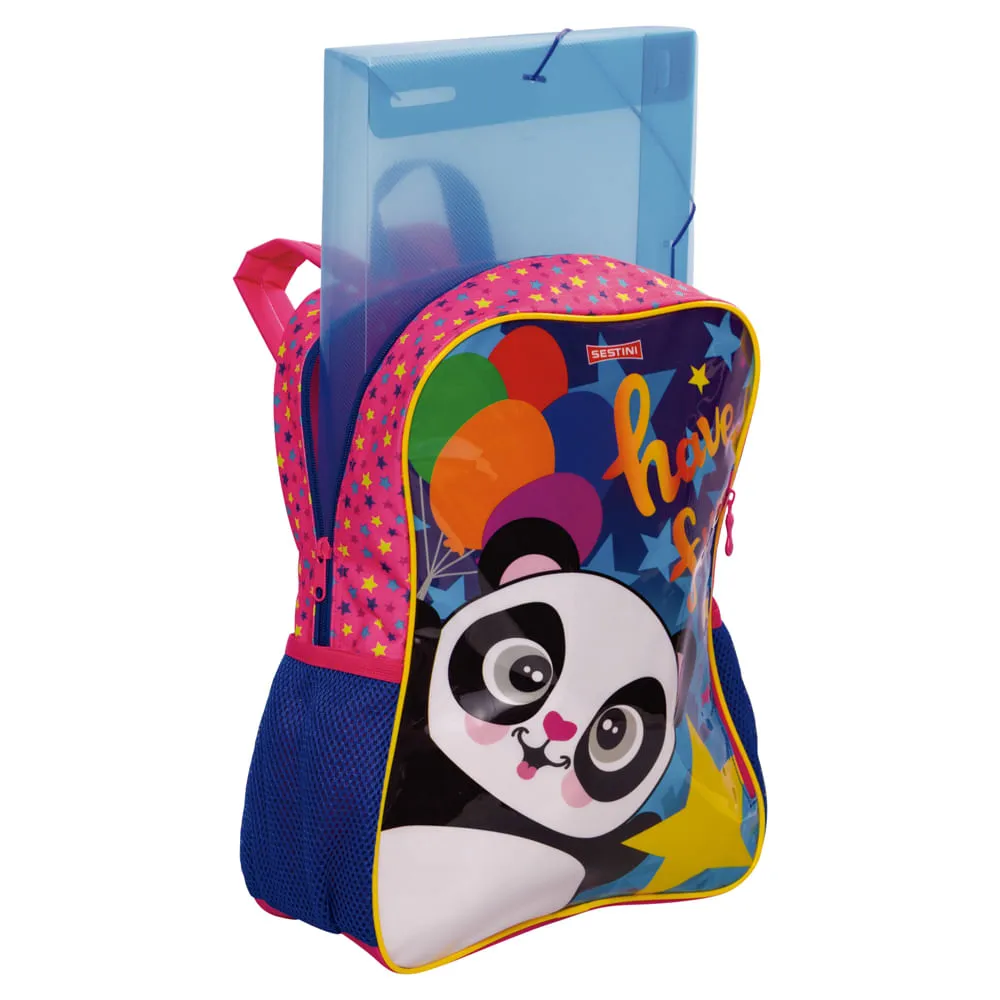 Mochila Grande Sestini 21M Colorido - Panda