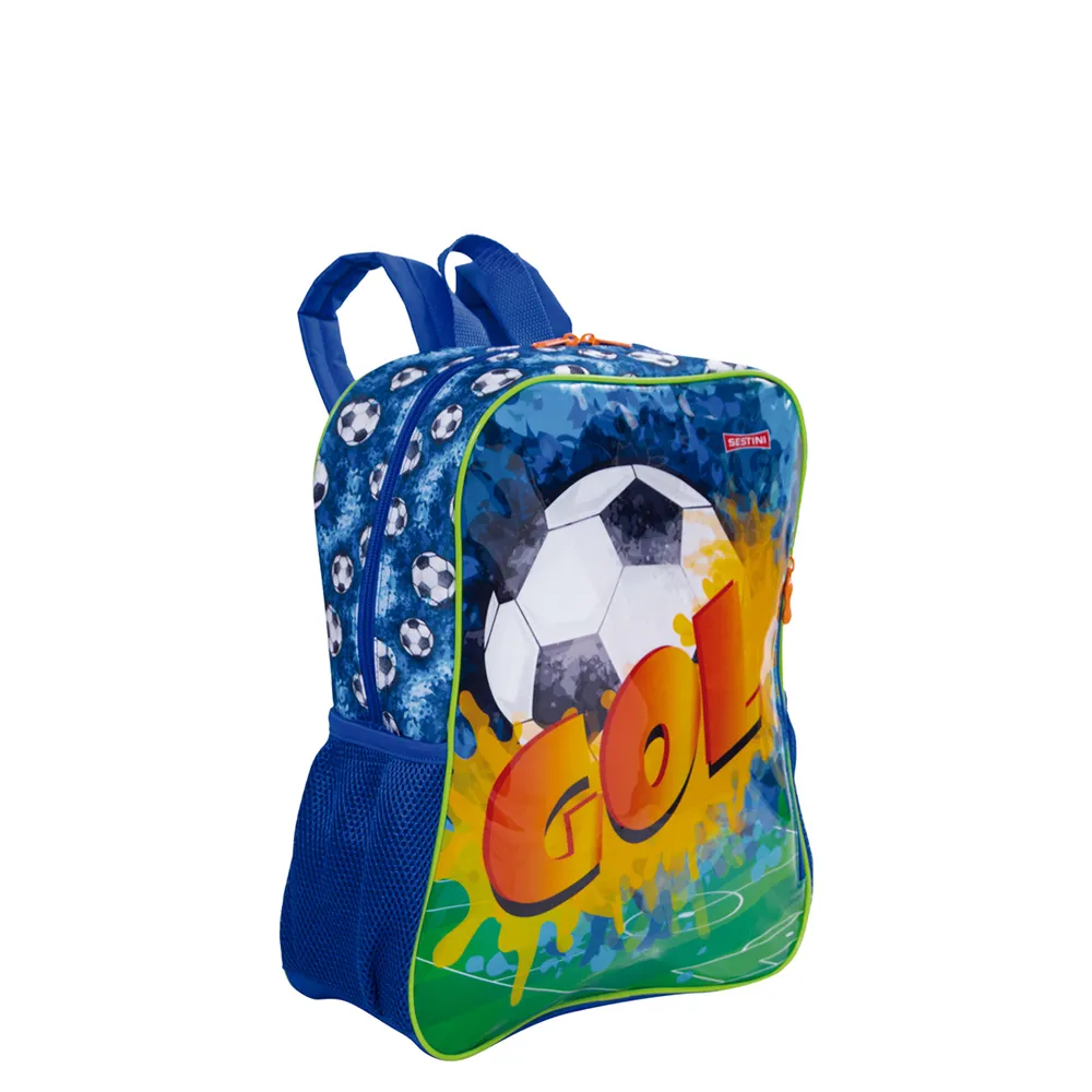 Mochila Grande Sestini 21M Futebol Colorido