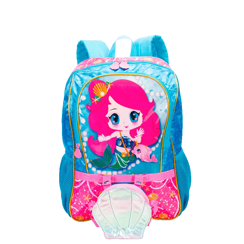 Mochila Grande com Bolsa Sestini Y Anime - Colorido