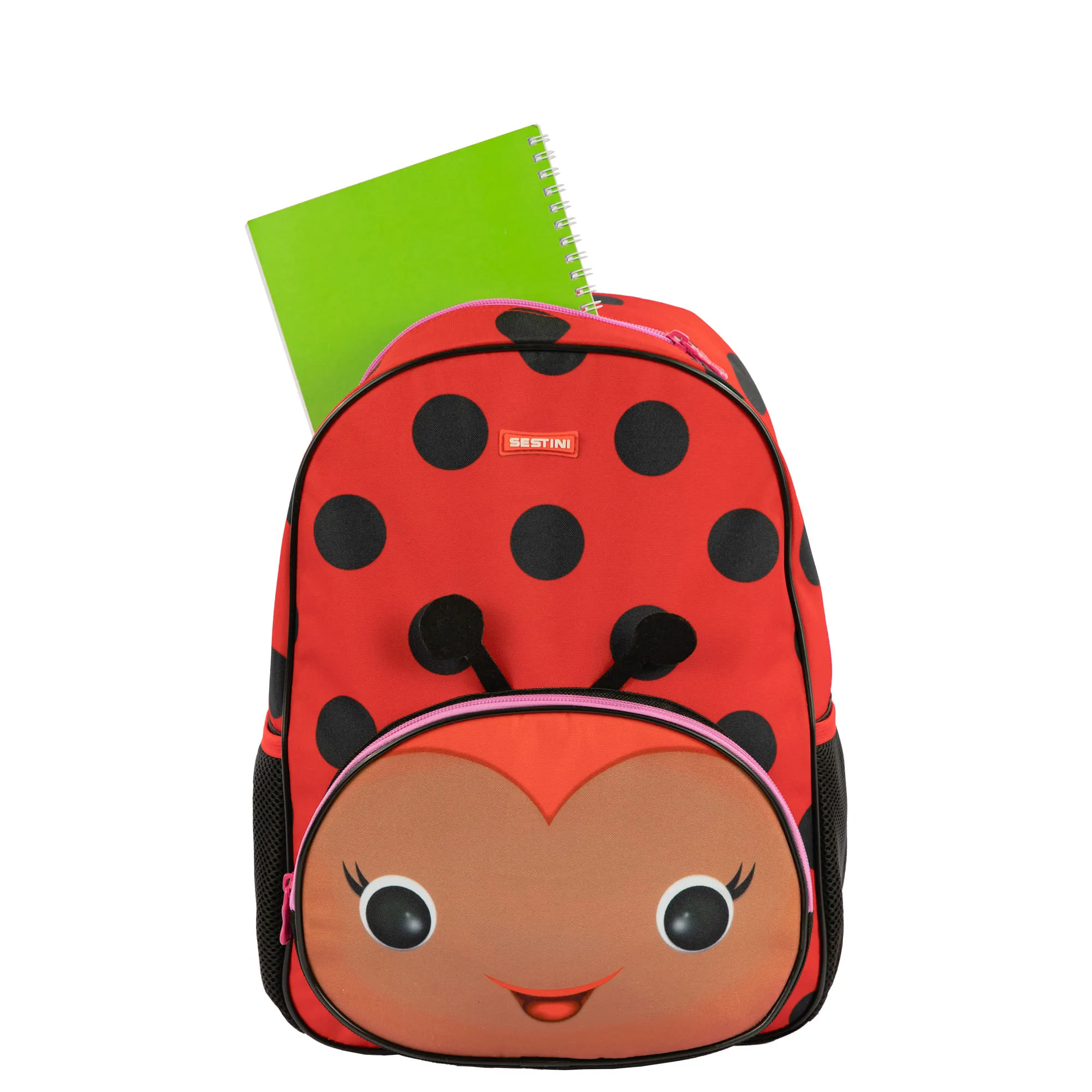 Mochila Média Sestini Kids Joaninha - Colorido