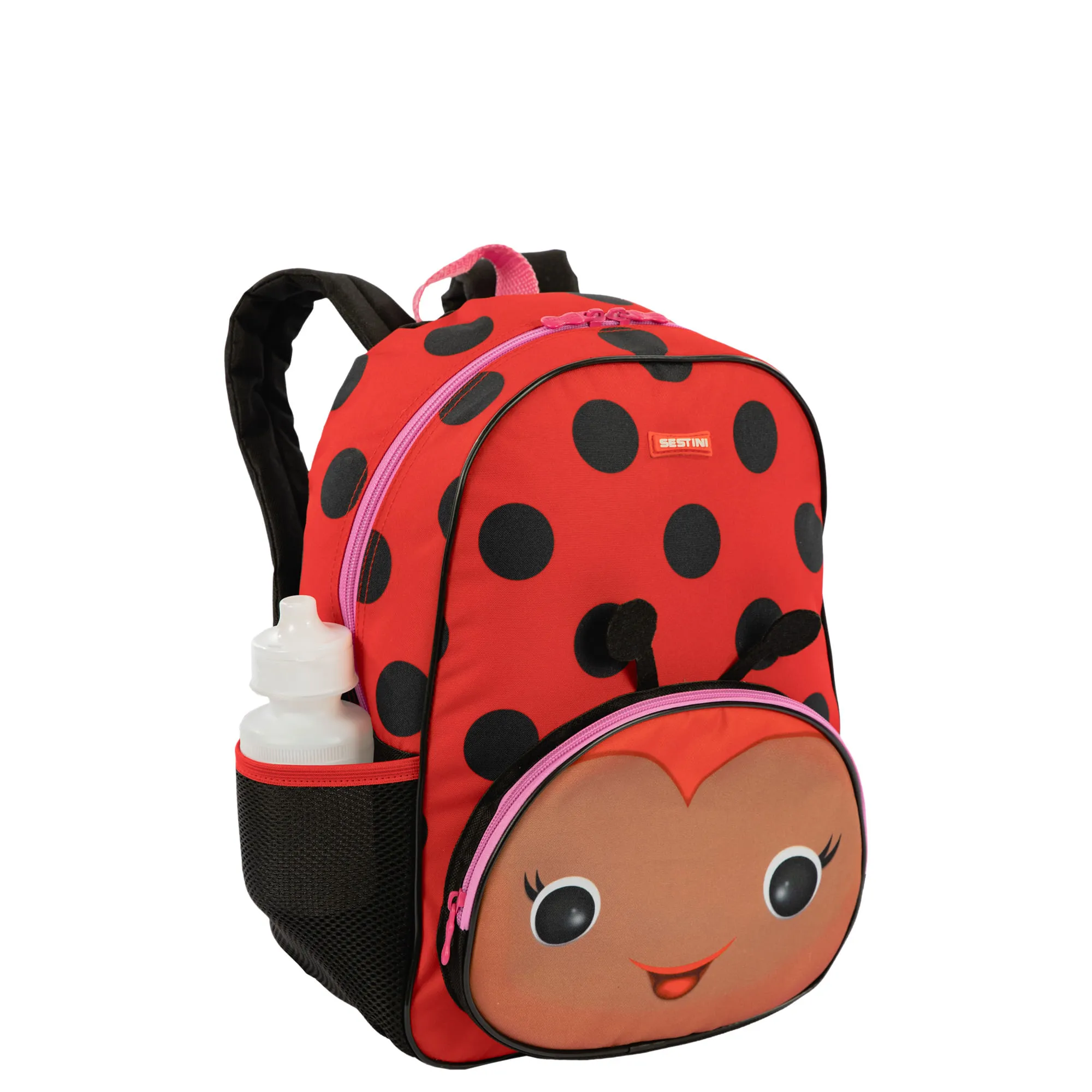 Mochila Média Sestini Kids Joaninha - Colorido
