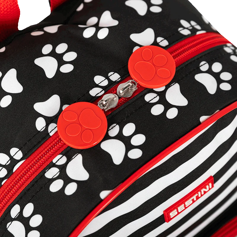 Mochila Média Sestini Kids Panda 4 - Colorido
