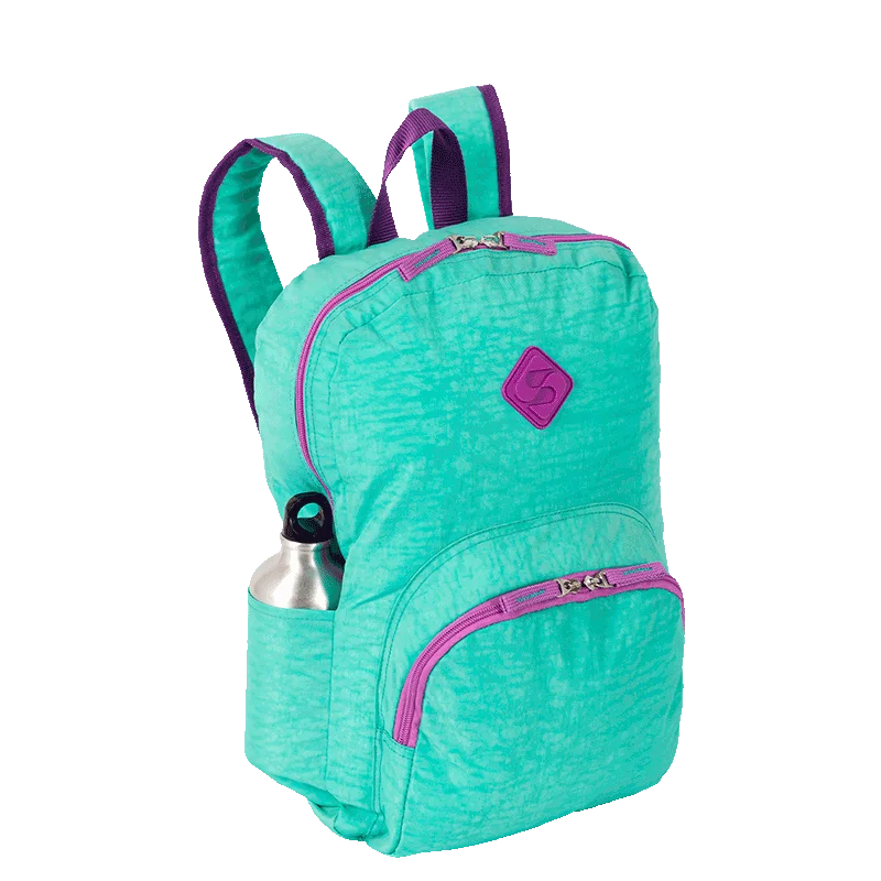 Mochila Sestini Happy Crinkle 2 Double Azul - Turquesa