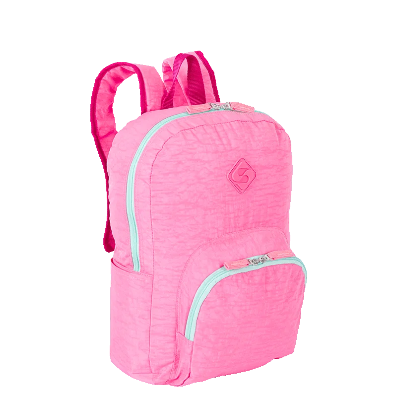 Mochila Sestini Happy  Crinkle 2 Double Rosa - Pink