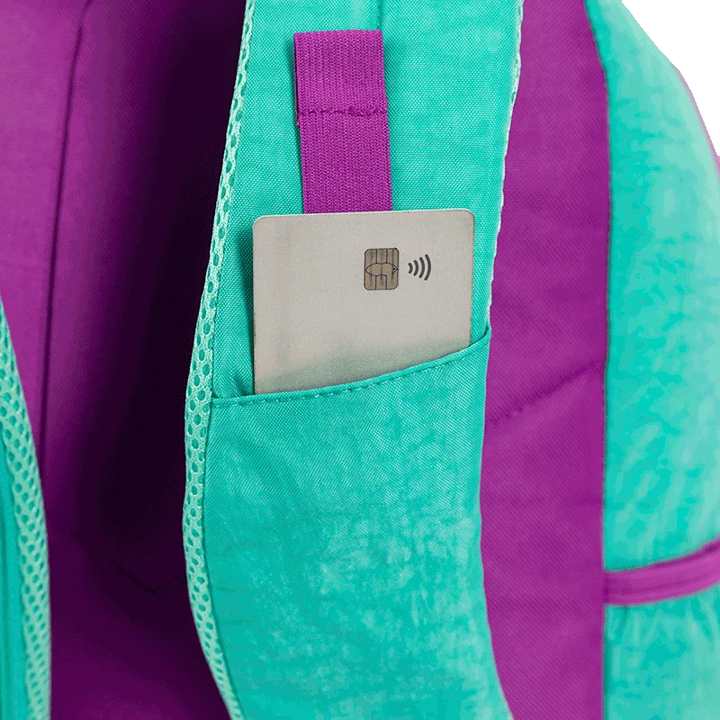 Mochila Sestini Magic Crinkle 2 Azul - Turquesa