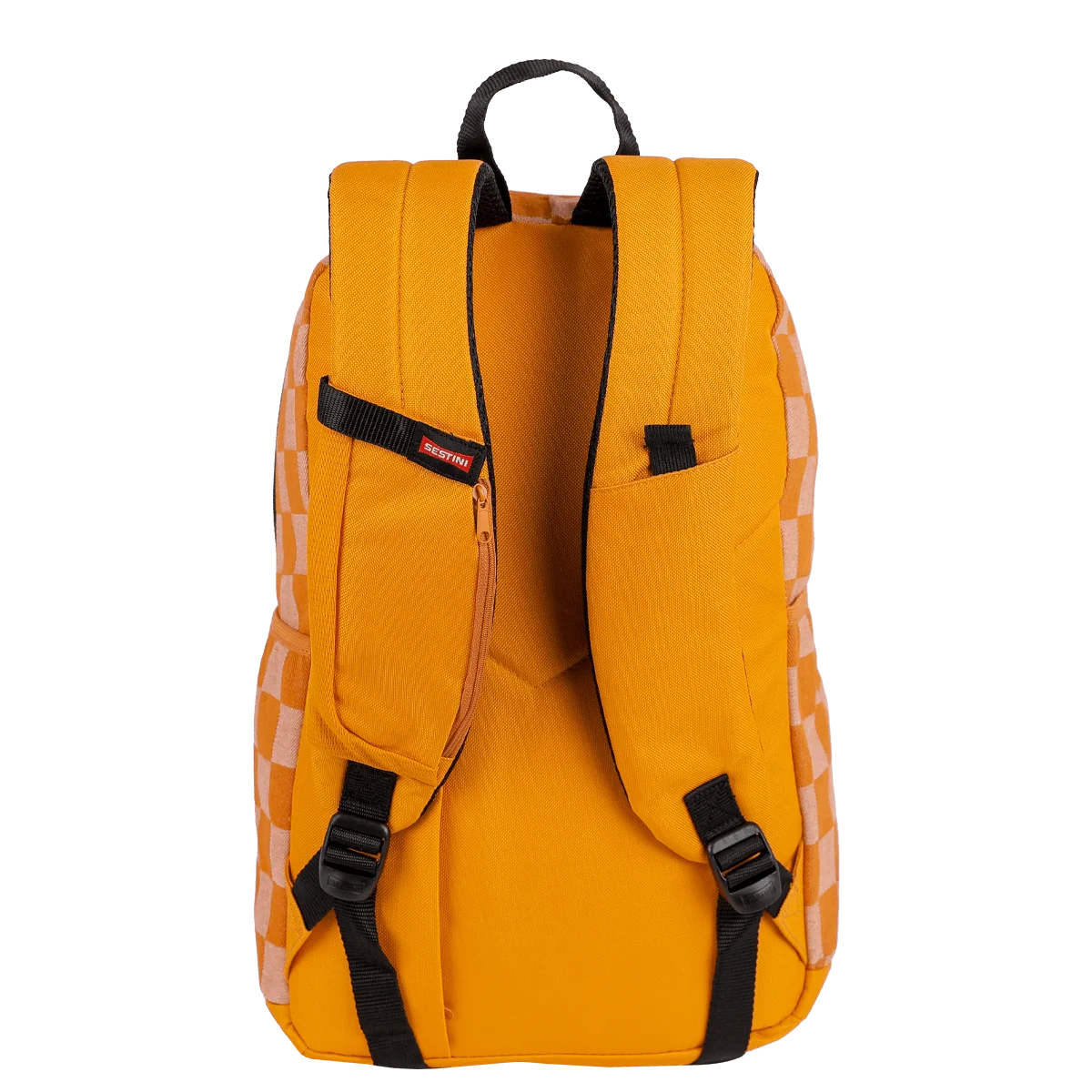Mochila Sestini Magic Jeans Xadrez - Amarelo