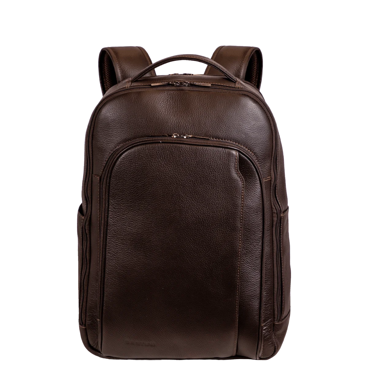 Mochila Slim 2 Compartimentos Notebook 15,6 Sestini Prime Couro - Café