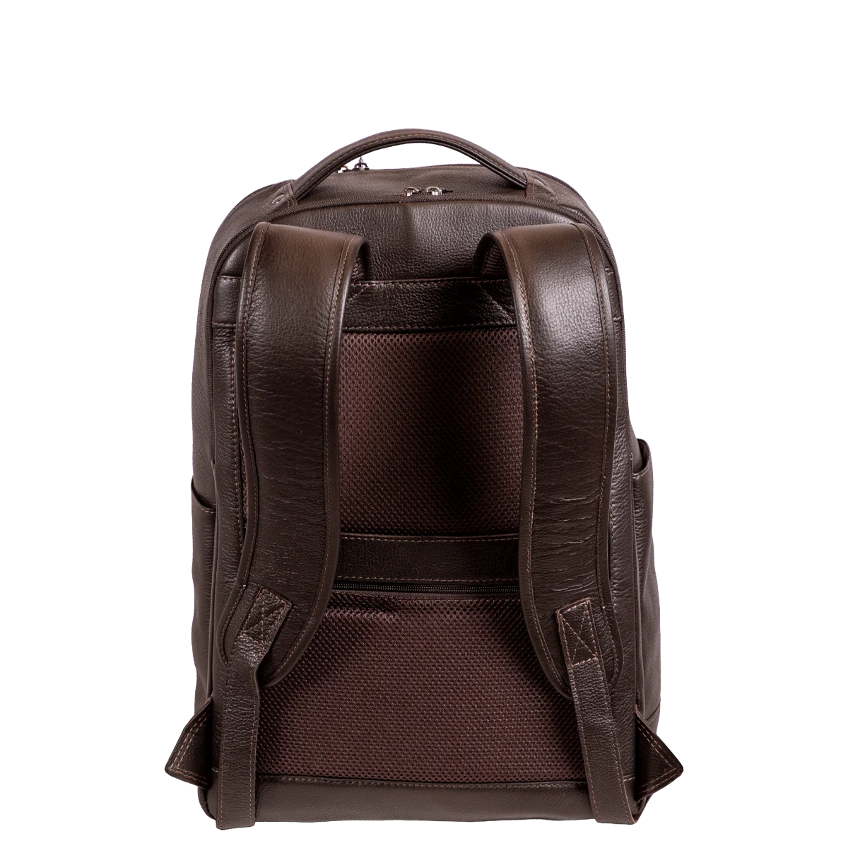 Mochila Slim 2 Compartimentos Notebook 15,6 Sestini Prime Couro - Café
