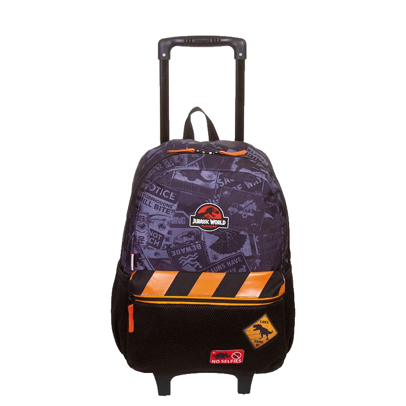 Mochila de Rodinha Grande Jurassic M Plus - Colorido