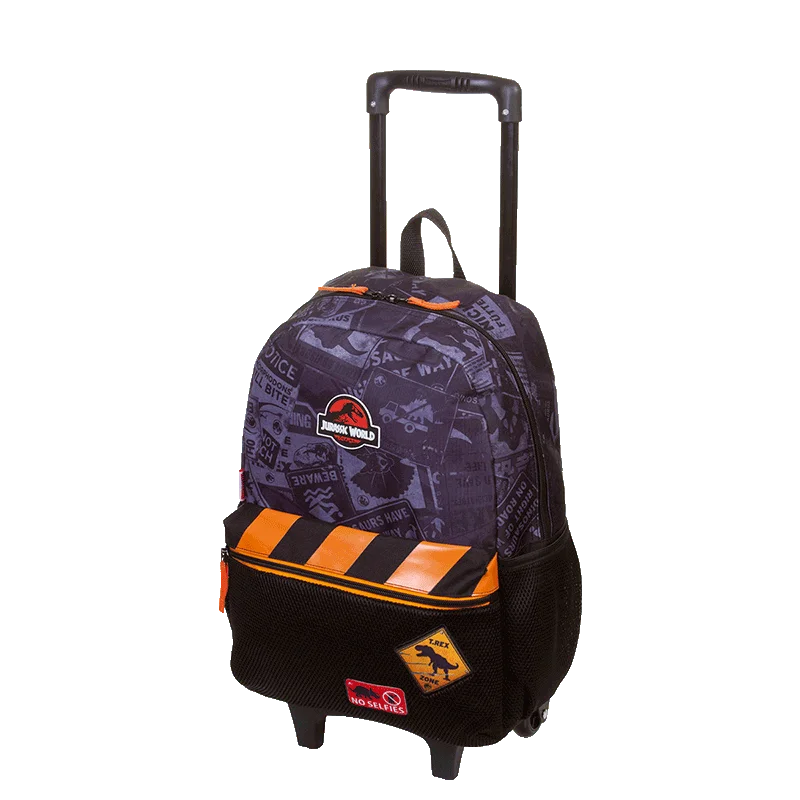 Mochila de Rodinha Grande Jurassic M Plus - Colorido