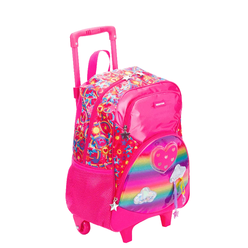 Mochila de Rodinha Grande Sestini Y Pink - Colorido