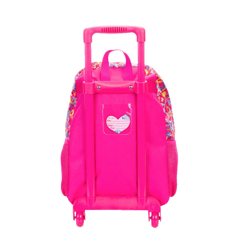 Mochila de Rodinha Grande Sestini Y Pink - Colorido